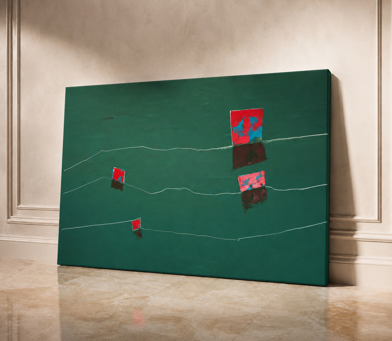 Strata #14 — Floating Red Coordinates root artwork image