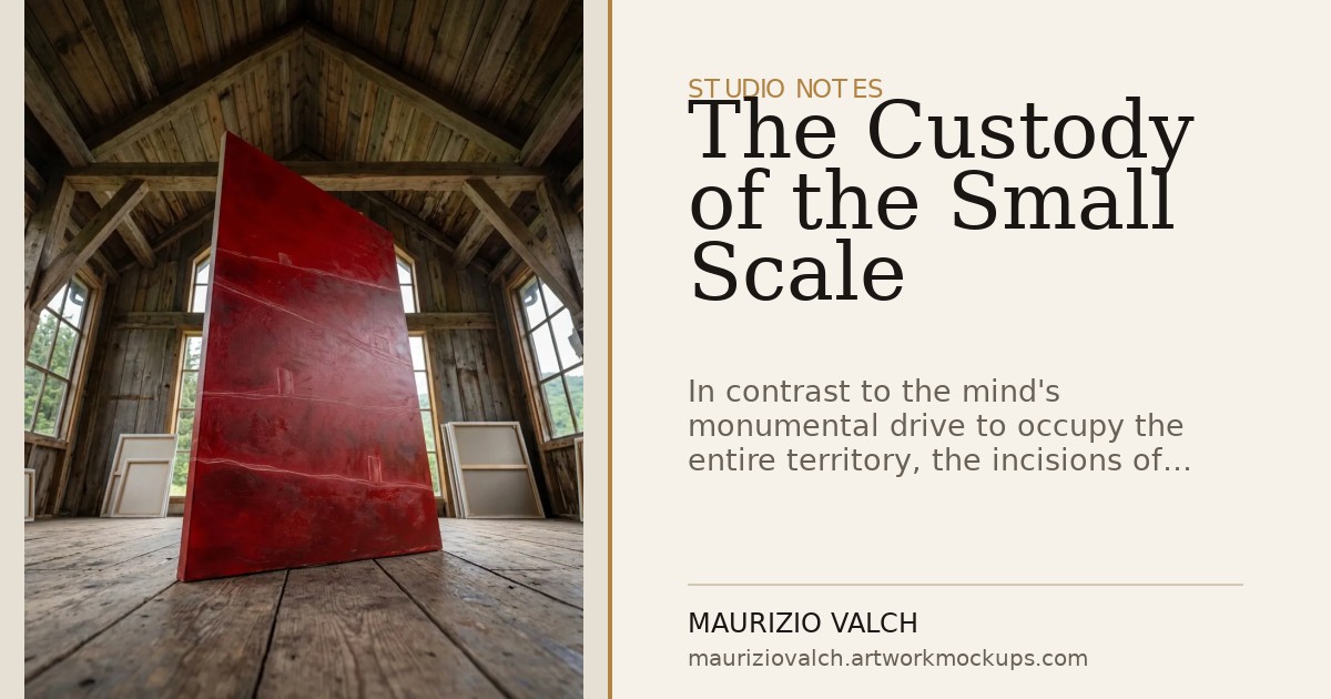 The Custody of the Small Scale