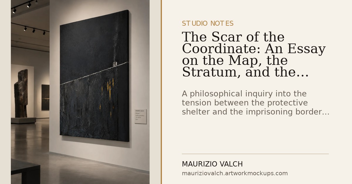 The Scar of the Coordinate: An Essay on the Map, the Stratum, and the Exposed Elements