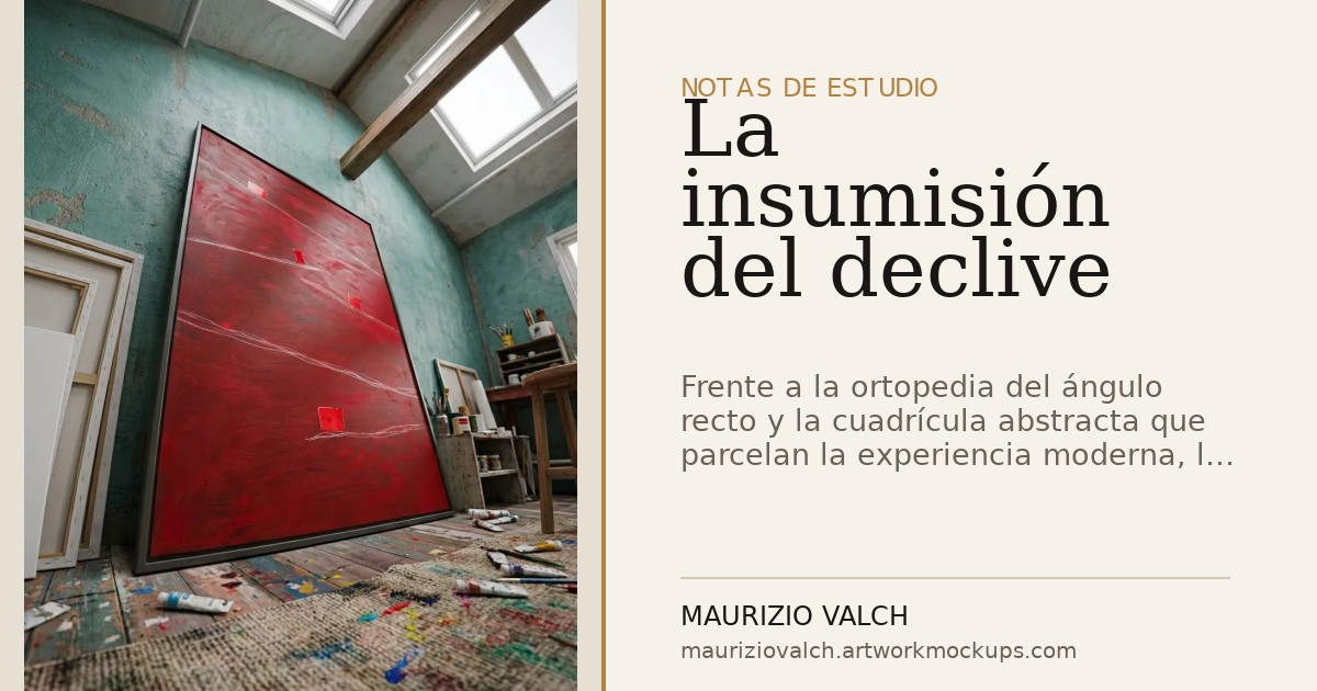 La insumisión del declive
