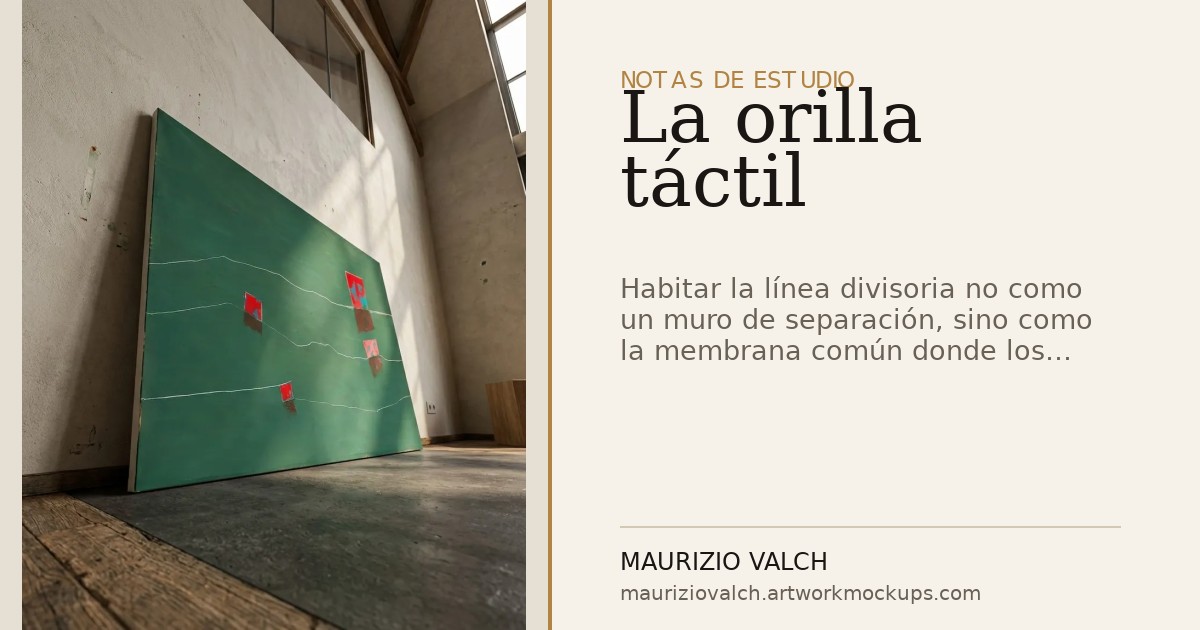 La orilla táctil