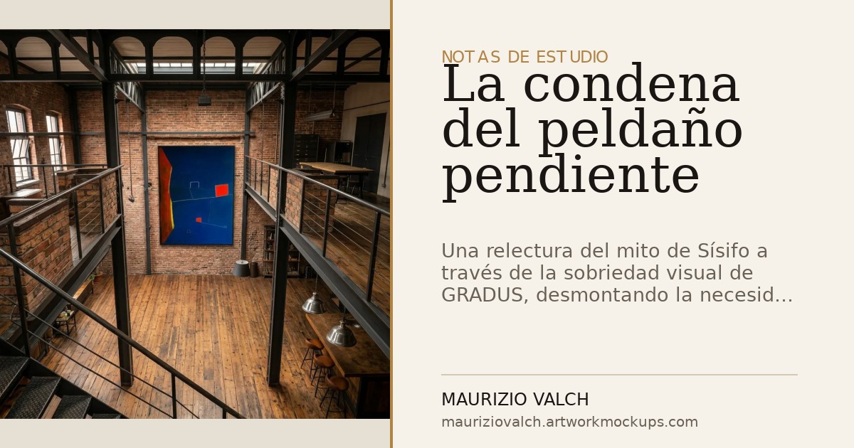 La condena del peldaño pendiente