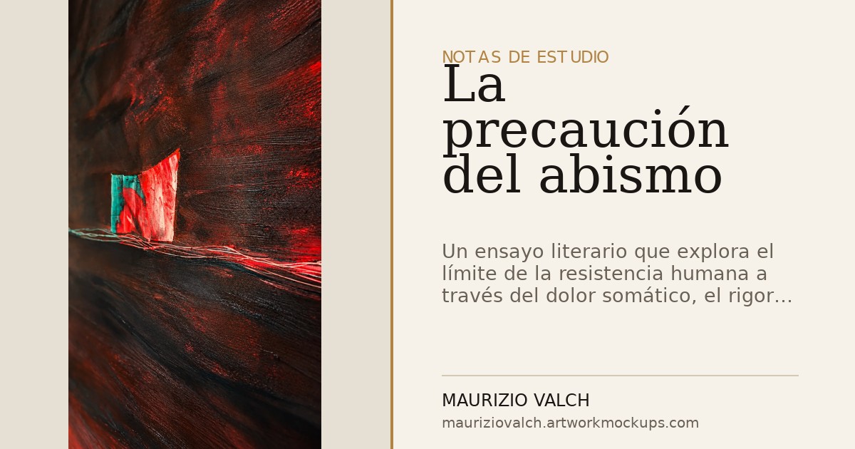 La precaución del abismo